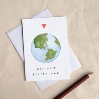 Welcome Little One - New Baby Greetings Card